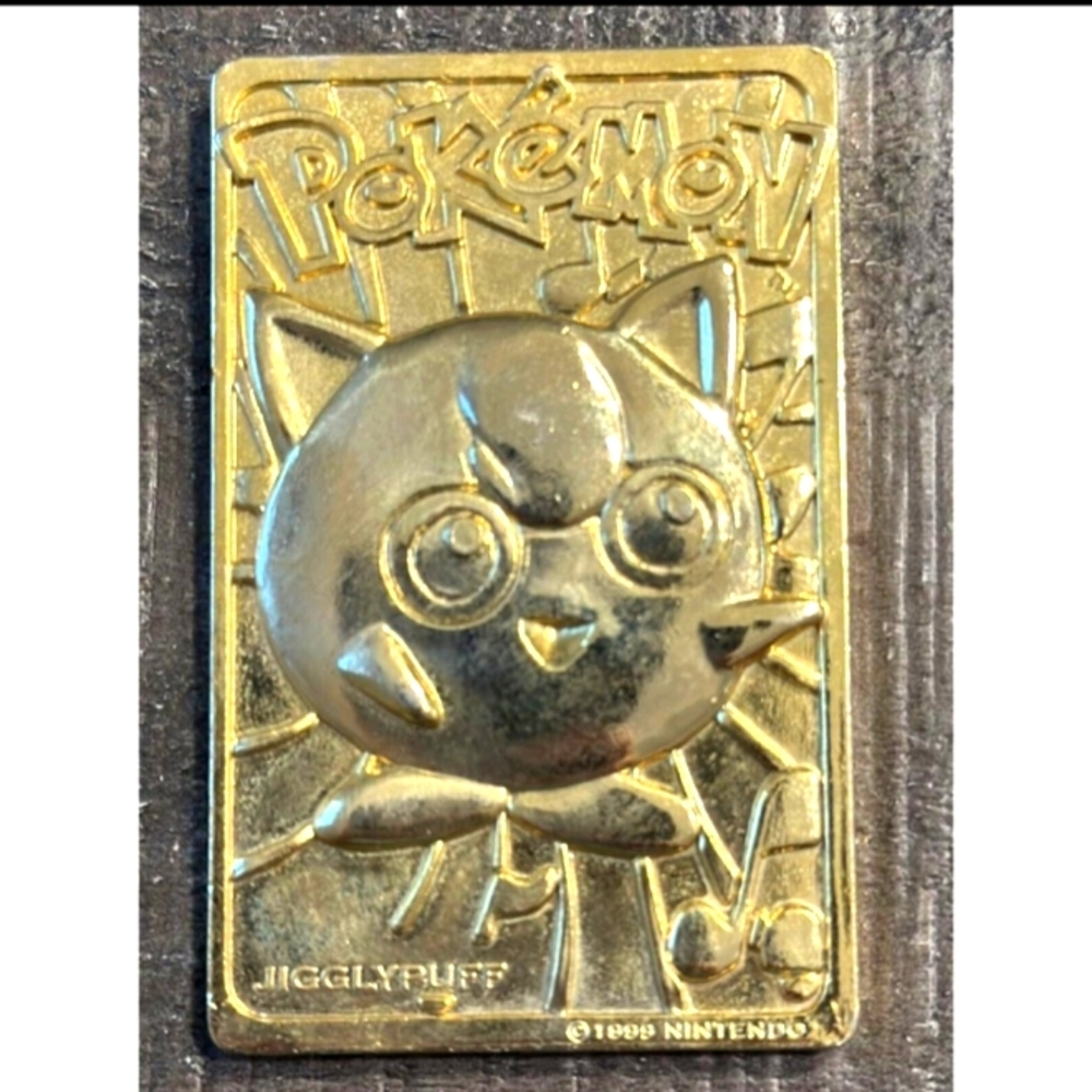 Pokemon 23K Gold-Plated Trading Card Limited Edition JIGGLYPUFF
